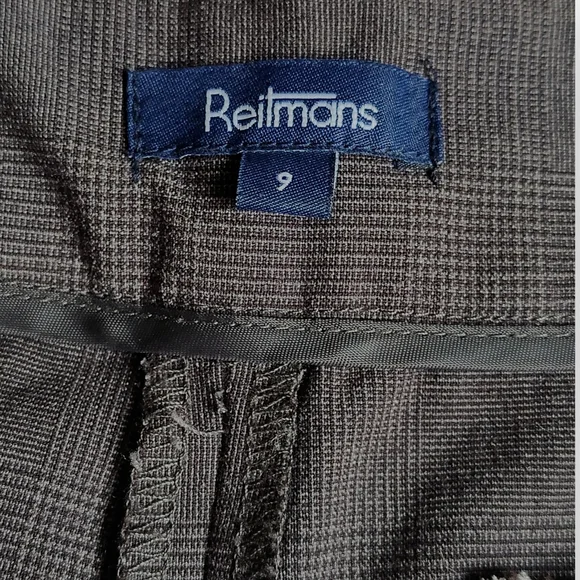 Reitmans Wide-Leg Trousers in Dark Charcoal - Picture 3 of 5